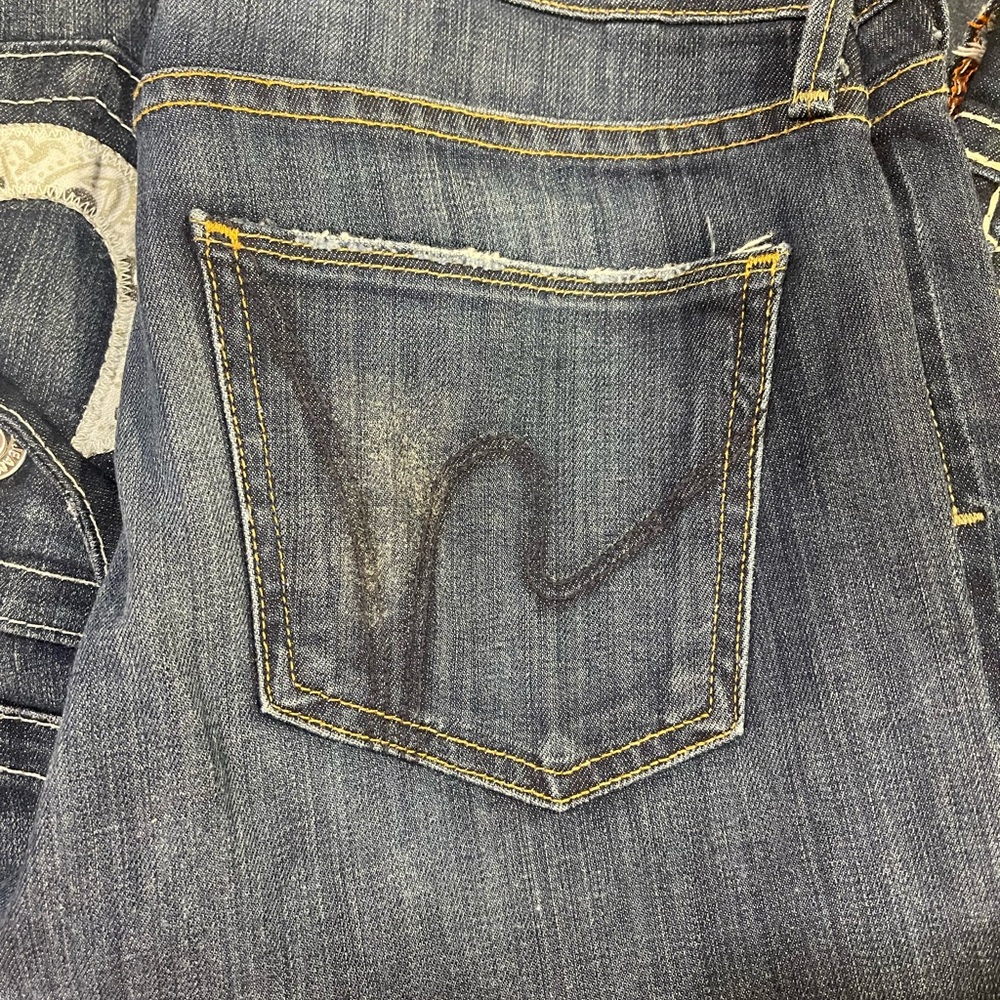 Citizens Of Humanity Blue Boot Cut Jeans